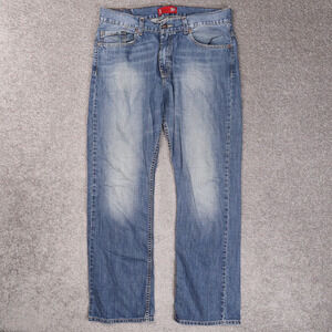 Levi's 503 Regular Fit Boot Cut 34x32 Medium Wash Blue Denim Jeans